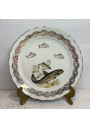 Service à poisson vintage en porcelaine L. France