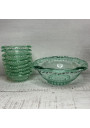 Vintage crystal dessert service by Pierre D'Avesn