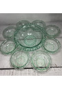 Vintage crystal dessert service by Pierre D'Avesn