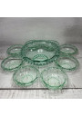 Vintage crystal dessert service by Pierre D'Avesn