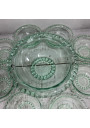 Vintage crystal dessert service by Pierre D'Avesn