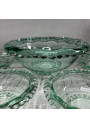 Vintage crystal dessert service by Pierre D'Avesn