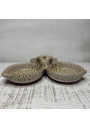 Vintage drageoir aperitif server | JEAN AUSTRUY ceramic
