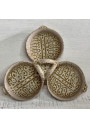 Vintage drageoir aperitif server | JEAN AUSTRUY ceramic