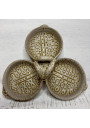 Vintage drageoir aperitif server | JEAN AUSTRUY ceramic