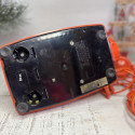 Téléphone vintage orange à cadran SOCOTEL S63