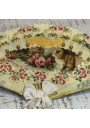 Pearl Sampler Fan | Roses and Cat | Paris France