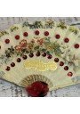 Pearl Sampler Fan | Floral Decor | Paris France