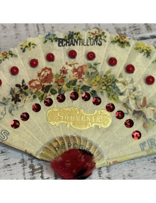 Pearl Sampler Fan | Floral Decor | Paris France