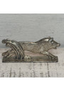 6 Art Deco zoomorphic knife rests in silver metal