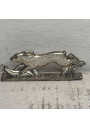 6 Art Deco zoomorphic knife rests in silver metal