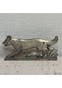 6 Art Deco zoomorphic knife rests in silver metal
