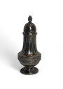 Ancienne saupoudreuse Gallia en métal argenté style Louis XVI
