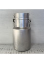 Old aluminum milk jug Tournus Unis France