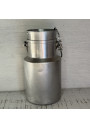 Old aluminum milk jug Tournus Unis France