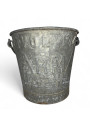 Old galvanized metal bucket SOAP PATE ARMA MARSEILLE