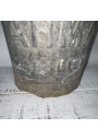 Old galvanized metal bucket SOAP PATE ARMA MARSEILLE