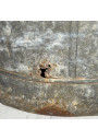 Old galvanized metal bucket SOAP PATE ARMA MARSEILLE