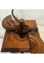Old large wooden coffee grinder Peugeot Frères
