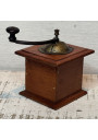 Old small wooden pepper mill Peugeot Frères
