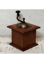 Old small wooden pepper mill Peugeot Frères
