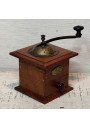 Old small wooden pepper mill Peugeot Frères