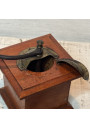 Ancien petit mouilin à poivre en bois Peugeot Frères