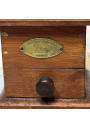 Old small wooden pepper mill Peugeot Frères