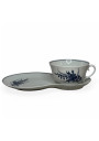 Breakfast cup + saucer in Limoges porcelain France ☕️ 🥐