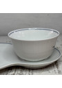 Breakfast cup + saucer in Limoges porcelain France ☕️ 🥐