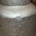 Ancien grand bidon à lait | Bidon à lait de ferme en aluminium
