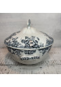Antique Saint Amand Hamage Earthenware Soup Tureen - Marie Louise Model