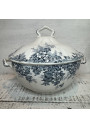 Antique Saint Amand Hamage Earthenware Soup Tureen - Marie Louise Model