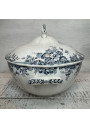 Antique Saint Amand Hamage Earthenware Soup Tureen - Marie Louise Model