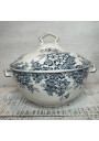 Antique Saint Amand Hamage Earthenware Soup Tureen - Marie Louise Model