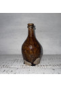 Old glazed stoneware bottle