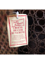 Sac à main en cuir marron forme trapèze | Sac à main vintage