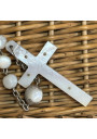 Old mother-of-pearl rosary and its case