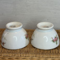 Lot de 4 anciens petits bols fleuris - Made in Hollande