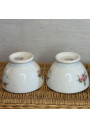 Set of 4 antique small floral bowls - Made in Holland