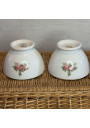 Set of 4 antique small floral bowls - Made in Holland