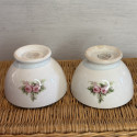 Lot de 4 anciens petits bols fleuris - Made in Hollande