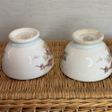 Lot de 4 anciens petits bols fleuris - Made in Hollande