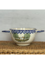 Antique small eared bowl - village decor - FRANCE