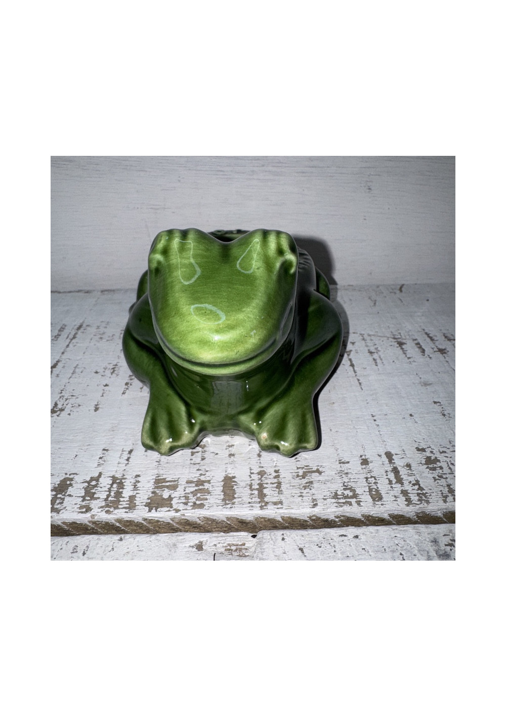 Cendrier Décoratif En Forme De Grenouille - Résine - Bureau, Collection - Objet De Décoration Amusant