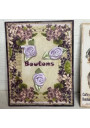 Set of 5 button cards – Illustrated vintage haberdashery
