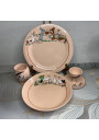 BABY LONGWY FRANCE earthenware children's tableware set