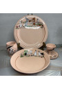 BABY LONGWY FRANCE earthenware children's tableware set