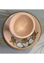 BABY LONGWY FRANCE earthenware children's tableware set