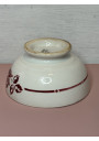 Ancien Bol à Décor de Rose couleur bordeaux – Digoin France 🌹🥣